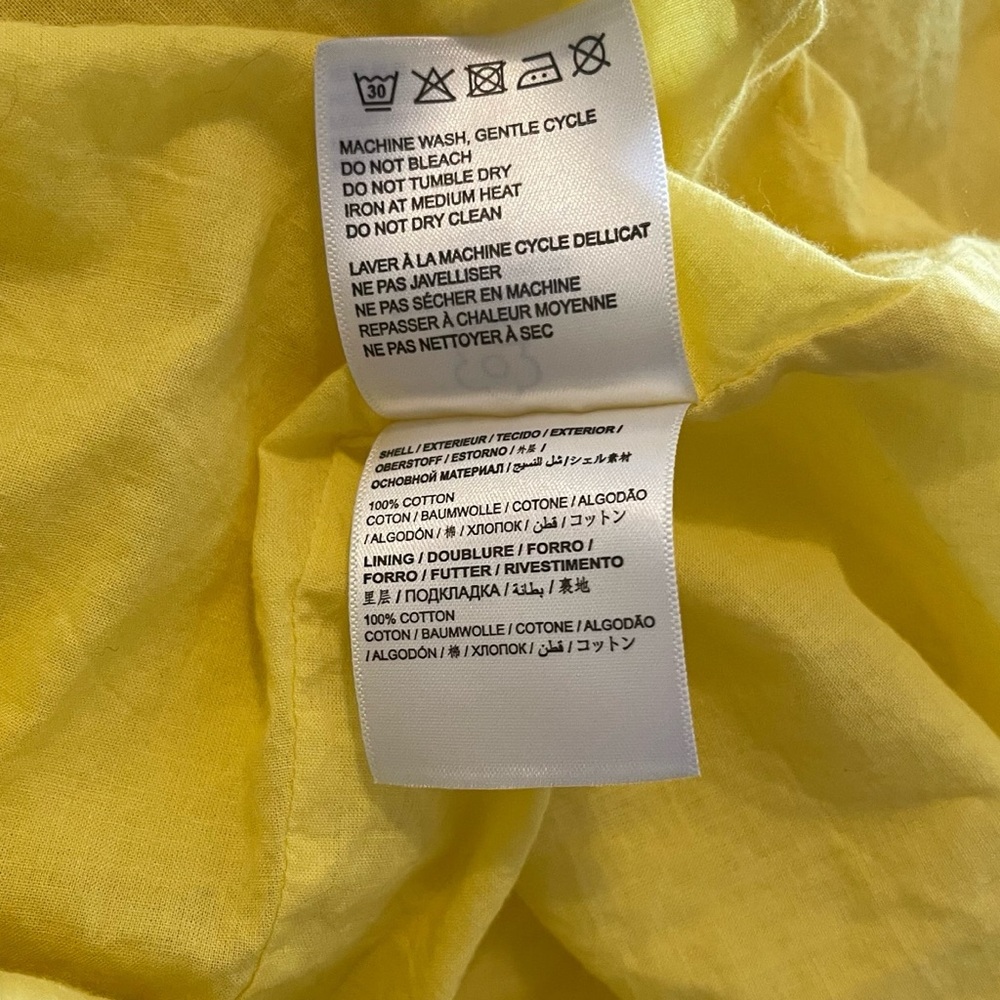 ❤️ Anthropologie x FARM Rio Yellow Ruffle Maxi Dress - Picture 10 of 13